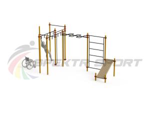 Купить Спортивный комплекс для инвалидов-колясочников WRK-D17_76mm в Санкт-Петербурге 